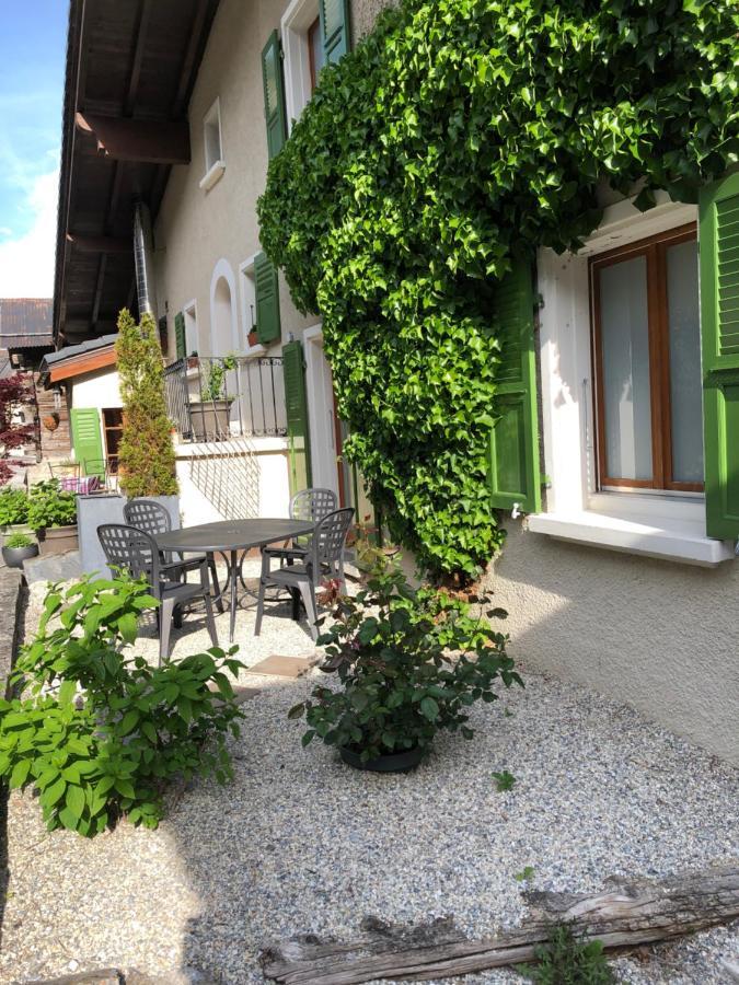 Cafe Cher-Mignon Et Chambres D'Hotes Chermignon-d'en Haut Bagian luar foto